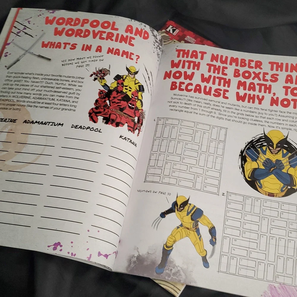 Deadpool‎ & Wolverine Coloring and Activity Book Set